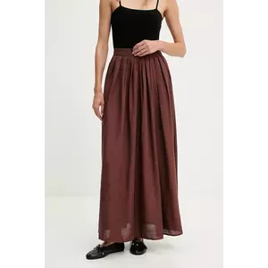 Answear Lab fusta de in culoarea maro, maxi, evazati imagine
