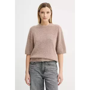 Gestuz pulover de lână culoarea portocaliu, light, 10909996 imagine
