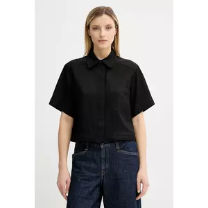 Marc O'Polo cămașă culoarea negru, cu guler clasic, regular, 506006041057 imagine