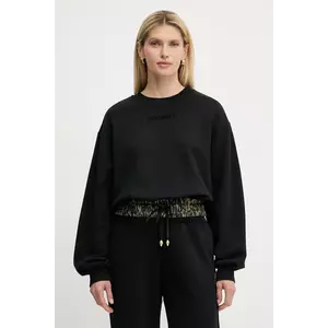 Just Cavalli hanorac de bumbac culoarea negru, uni, 79PAIE20 CF100 imagine