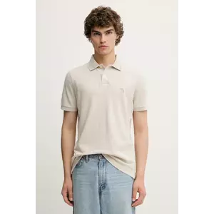 Abercrombie & Fitch tricou polo culoarea bej, uni, KI124-5229 imagine