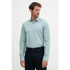 Hackett London cămașă culoarea gri, cu guler italian, slim, HM3010359 imagine