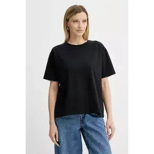 American Vintage tricou din bumbac culoarea negru, FIZ02A imagine