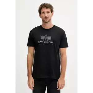 Alpha Industries tricou din bumbac culoarea negru, cu imprimeu, 148525.373 imagine