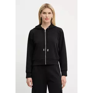 MICHAEL Michael Kors bluză culoarea negru, cu glugă, uni, MT551SSE45 imagine