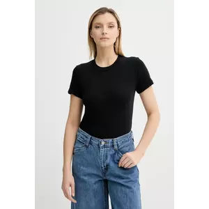 American Vintage tricou din bumbac culoarea negru, SON28G imagine