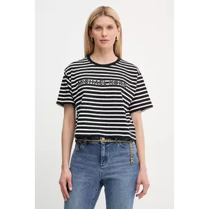 MICHAEL Michael Kors tricou din bumbac culoarea negru, MT551R9HM7 imagine