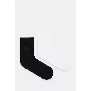 adidas Originals șosete Trefoil 2-pack culoarea alb, JW8000 imagine