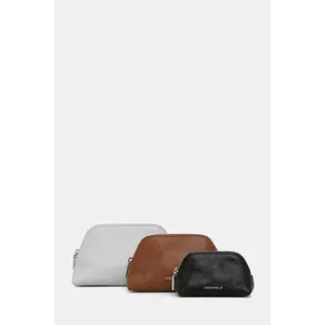 Coccinelle punga cosmetice 3-pack culoarea turcoaz, E5.TMF.25.04.01 imagine