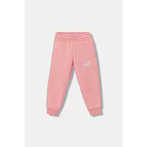 Puma pantaloni de trening pentru copii ESS No. 1 Logo Sweatpants FL PS culoarea roz, cu imprimeu, 684933 imagine