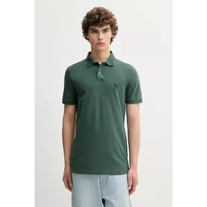 Abercrombie & Fitch tricou polo culoarea verde, uni, KI124-5231 imagine