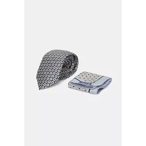BOSS cravată și batista de buzunar 2-pack culoarea bleumarin, 50546240 imagine