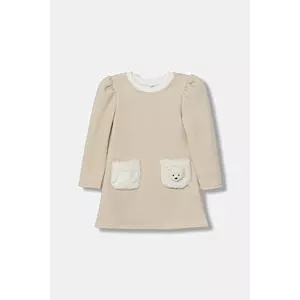 Jamiks rochie fete LYSANDRE culoarea bej, midi, drept, JZI040 imagine