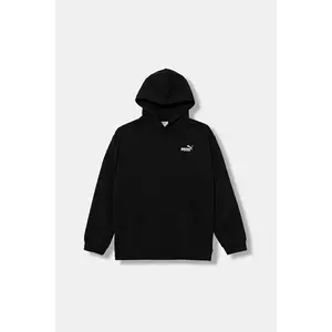 Puma bluză copii ESS Small No. 1 Logo Relaxed Hoodie FL B culoarea negru, cu glugă, uni, 684921 imagine