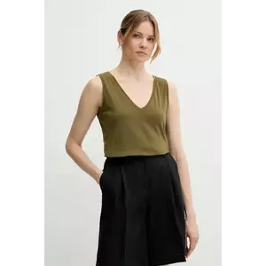 Sisley top din bumbac culoarea negru imagine