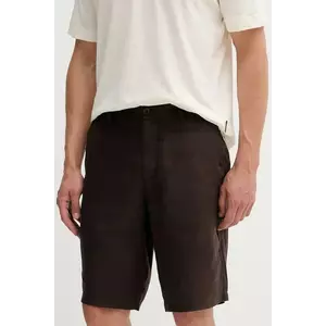 Sisley pantaloni scurti din in culoarea bej imagine