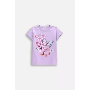 Coccodrillo tricou culoarea violet, EVERYDAY GIRL imagine