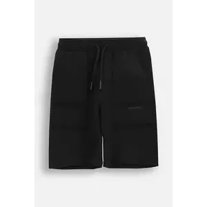 Coccodrillo pantaloni scurți culoarea negru, talie reglabilă, WILD SAFARI BOY JUNIOR imagine