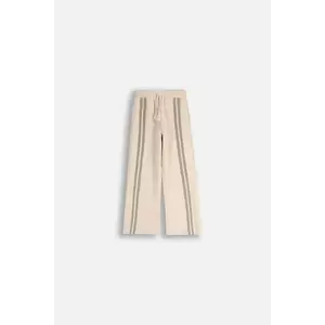 Coccodrillo pantaloni de trening culoarea bej, FLOWER PARADISE GIRL JUNIOR imagine
