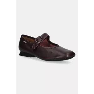 Camper balerini de piele Casi Myra culoarea bordo, K201629-011 imagine