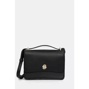 BOSS poșetă de piele culoarea negru, 50554935 imagine