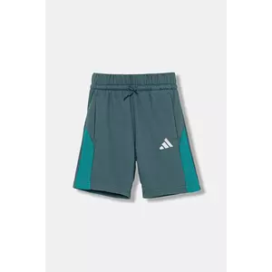 adidas pantaloni scurți copii culoarea verde, cu imprimeu, talie reglabila, JM1626 imagine