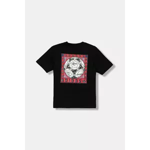 adidas Originals tricou de bumbac pentru copii culoarea negru, cu imprimeu, JY2822 imagine