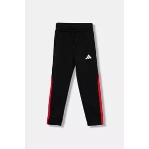 adidas pantaloni de trening pentru copii culoarea negru, cu imprimeu, JM1627 imagine