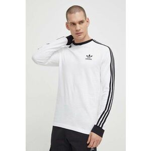 adidas Originals longsleeve din bumbac culoarea alb, cu model IA4879 imagine