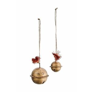 Madam Stoltz decorație Hanging Bells 2-pack imagine