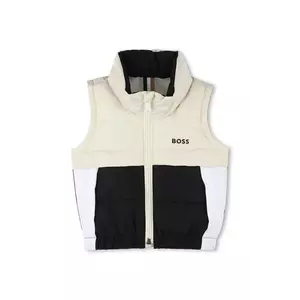 BOSS vesta copii culoarea bej, J52121 imagine
