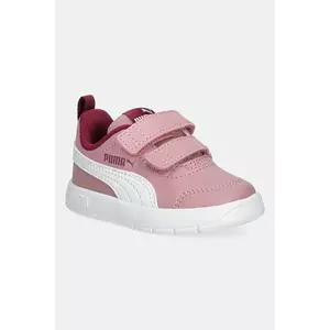 Puma sneakers pentru copii Courtflex V3 V culoarea portocaliu, 310252 imagine