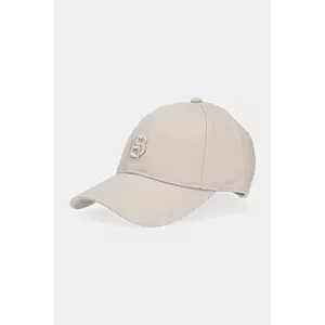 BOSS șapcă de baseball din bumbac culoarea roz, cu imprimeu, 50533348 imagine