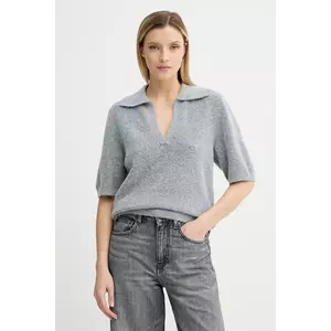 Gestuz pulover de lână culoarea bej, light, 10910035 imagine