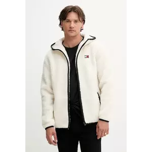 Tommy Jeans hanorac fleece culoarea negru, DM0DM19224 imagine