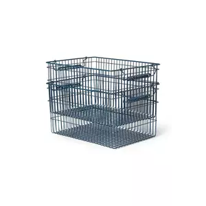 ferm LIVING coș de depozitare Cala 2-pack culoarea bleumarin imagine
