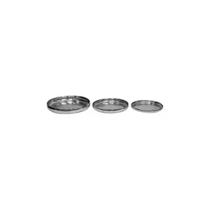 home & lifestyle set de boluri 38 x 38 x 5 cm 3-pack culoarea gri imagine