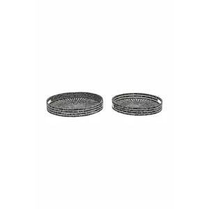 tavă decorativă 38 x 38 x 5, 5 cm culoarea gri imagine