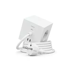 Avolt cub de încărcare magnetic Square 1, 3 m Opal White culoarea alb imagine