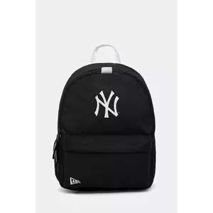 New Era rucsac culoarea negru, mic, neted, 60667092 imagine