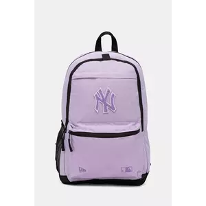 New Era rucsac culoarea violet, mare, neted, 60667123 imagine