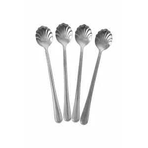 Rice set de linguri 19 cm 4-pack culoarea gri imagine