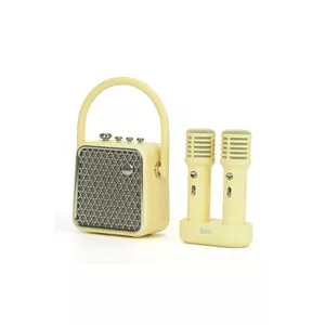 Divoom difuzor wireless cu microfoane Songbird SE culoarea galben imagine