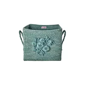 Rice coș de depozitare 25 x 30 x 30 cm culoarea turcoaz imagine