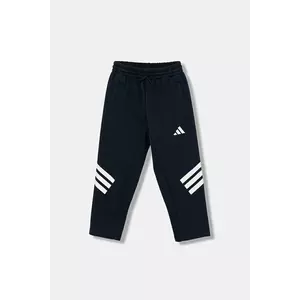 adidas pantaloni de trening pentru copii culoarea bleumarin, cu imprimeu, JW7520 imagine