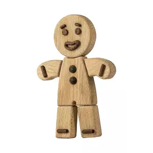 Boyhood figurină decorativă Gingerbread Man L 30 cm culoarea bej imagine