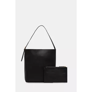Marc O'Polo poșetă de piele culoarea negru, 50611951101141 imagine