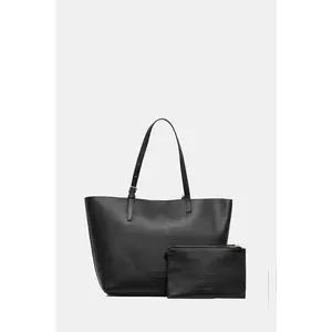 Marc O'Polo poșetă de piele culoarea negru, 50611950301141 imagine