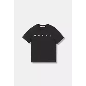 Marni tricou de bumbac pentru copii MT290F T-SHIRT culoarea negru, M01601 imagine