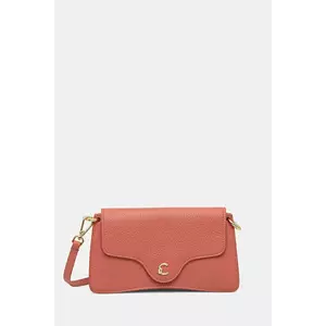 Coccinelle poșetă de piele culoarea bordo, E5 SSL 27 01 01 imagine